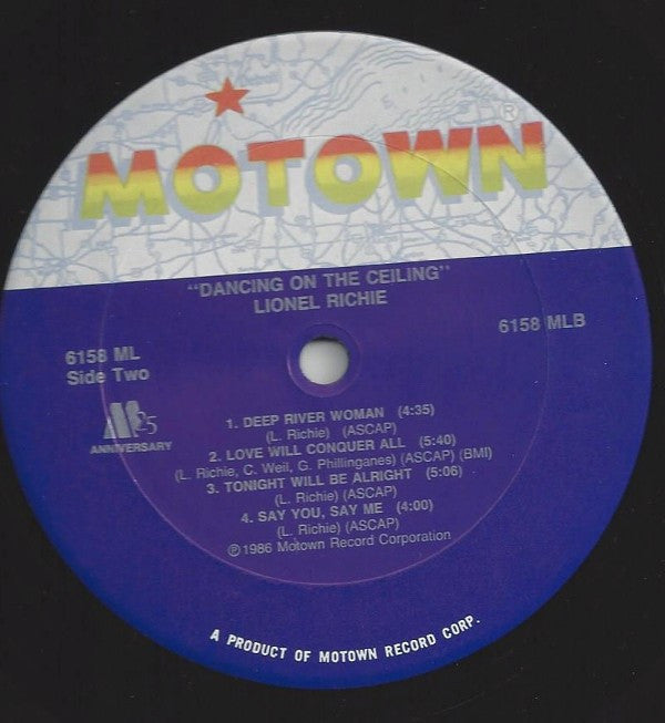 Lionel Richie : Dancing On The Ceiling (LP,Album,Club Edition)