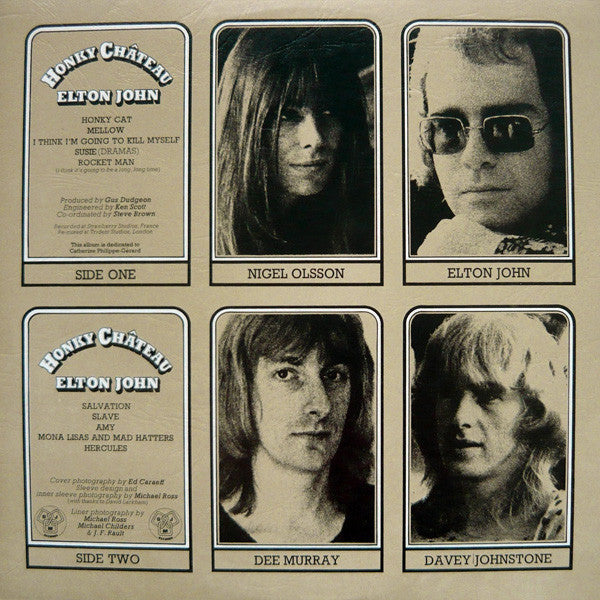 Elton John : Honky Château (LP,Album)