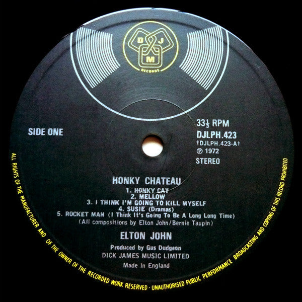 Elton John : Honky Château (LP,Album)