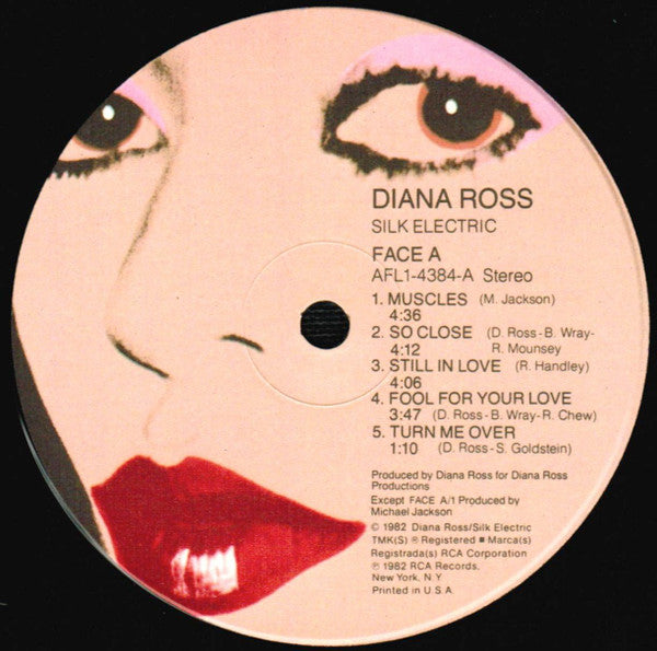 Diana Ross : Silk Electric (LP,Album,Stereo)