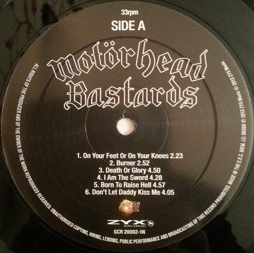 Motörhead : Bastards (LP,Album,Reissue)