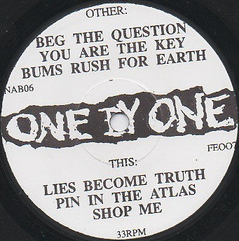 One By One : Fight (7",45 RPM,EP,Misprint)