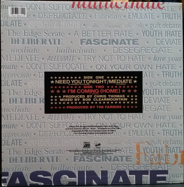 INXS : Need You Tonight / Mediate (12",33 ⅓ RPM,Single)