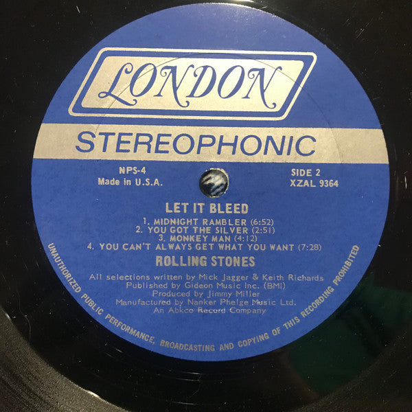 Rolling Stones, The : Let It Bleed (LP,Album)