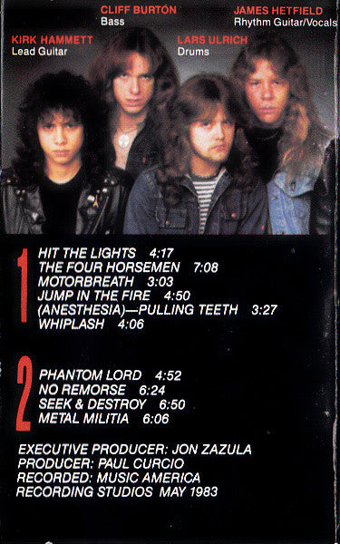 Metallica : Kill 'Em All (Album,Reissue)