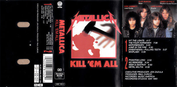 Metallica : Kill 'Em All (Album,Reissue)