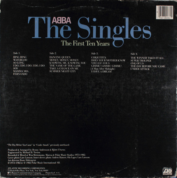 ABBA : The Singles (The First Ten Years) (LP,Compilation)