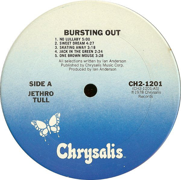 Jethro Tull : Live - Bursting Out (LP,Album)