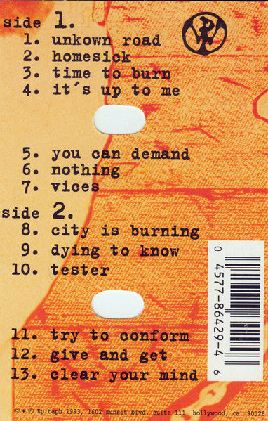 Pennywise : Unknown Road (Album)