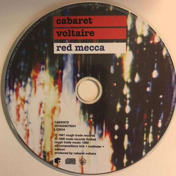Cabaret Voltaire : Red Mecca (LP,Album,Remastered)