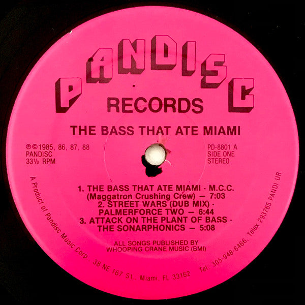Various : The Bass That Ate Miami (LP,Compilation)