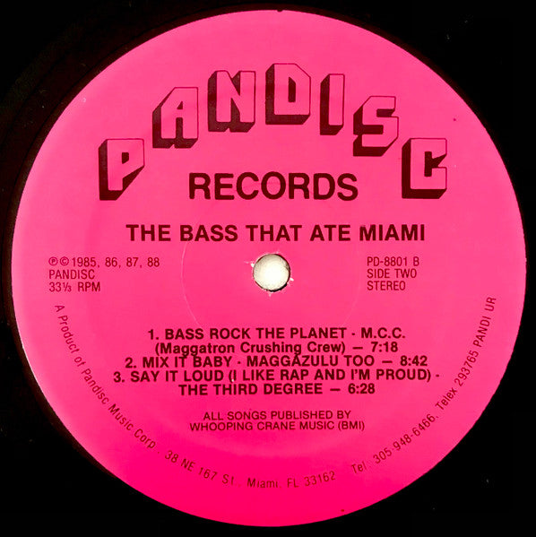 Various : The Bass That Ate Miami (LP,Compilation)