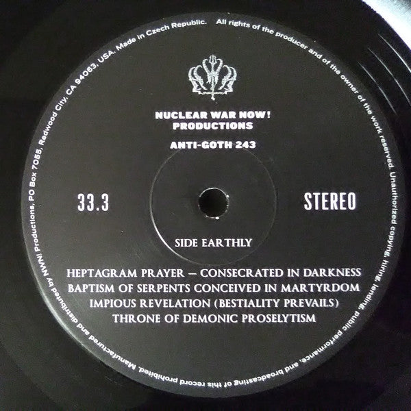 Demonomancy (2) : Throne Of Demonic Proselytism (LP,Album)
