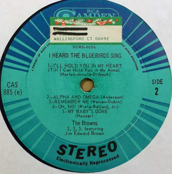 Browns (3), The : I Heard The Bluebirds Sing (LP,Album,Stereo)