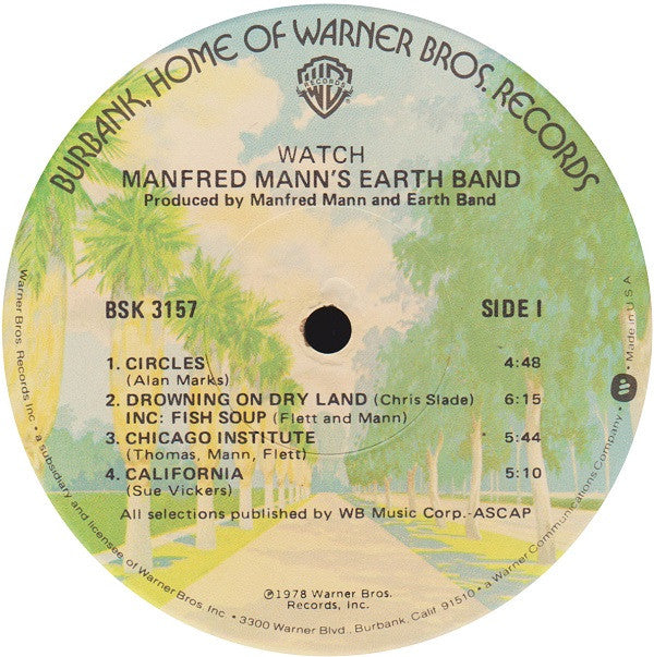 Manfred Mann's Earth Band : Watch (LP,Album)