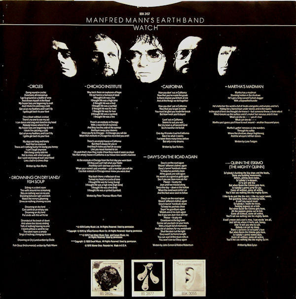 Manfred Mann's Earth Band : Watch (LP,Album)