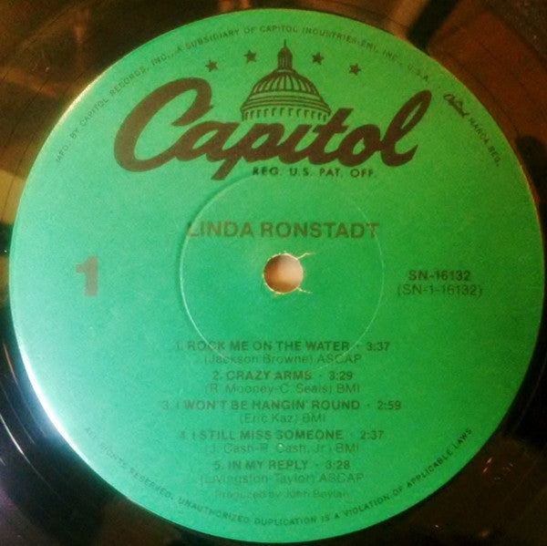 Linda Ronstadt : Linda Ronstadt (LP,Album,Reissue)
