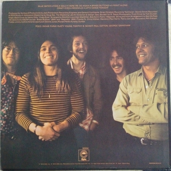 Poco (3) : Crazy Eyes (LP,Album,Reissue)