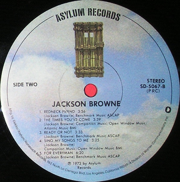 Jackson Browne : For Everyman (LP,Album)