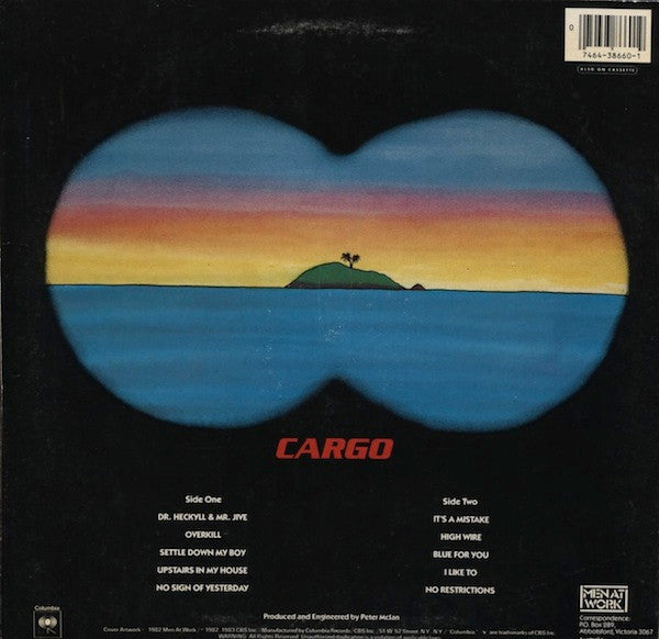 Men At Work : Cargo (LP,Album)