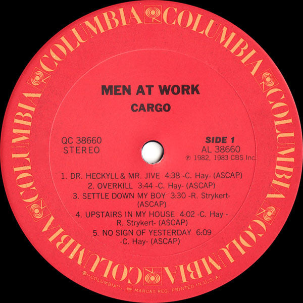 Men At Work : Cargo (LP,Album)