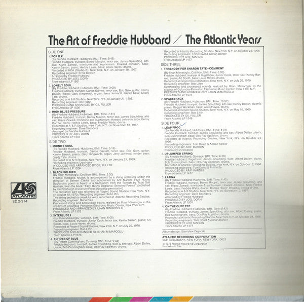 Freddie Hubbard : The Art Of Freddie Hubbard - The Atlantic Years (LP,Compilation)