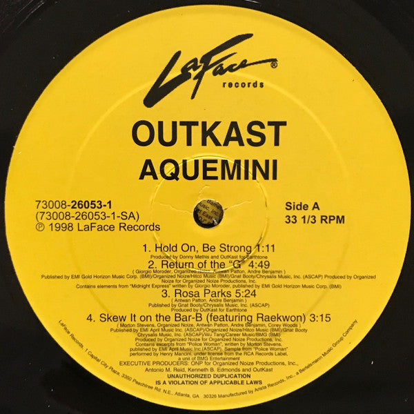 OutKast : Aquemini (LP,Album,Reissue)