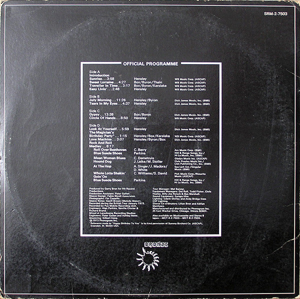 Uriah Heep : Uriah Heep Live (LP,Album)