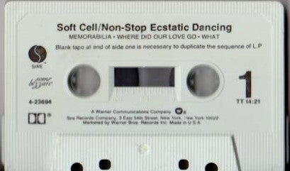 Soft Cell : Non Stop Ecstatic Dancing (Album)