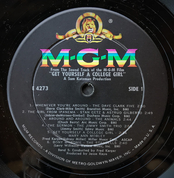 Various : Get Yourself A College Girl (LP,Album,Compilation,Mono)