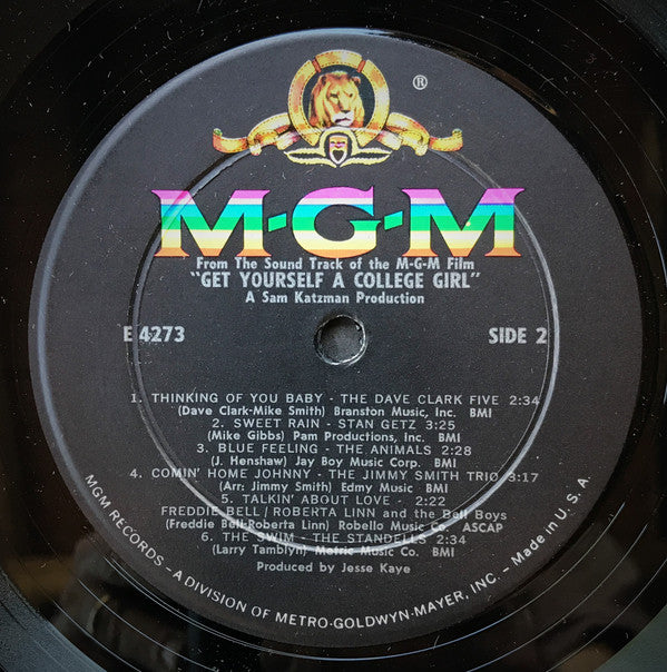Various : Get Yourself A College Girl (LP,Album,Compilation,Mono)