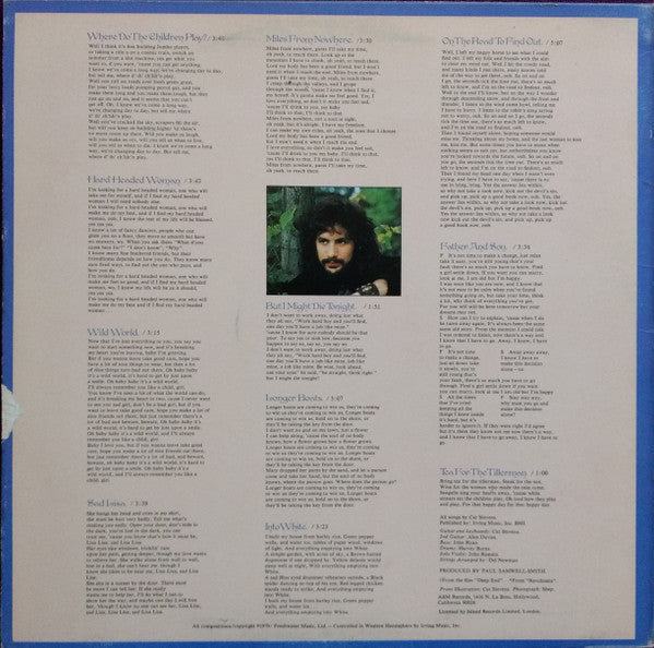 Cat Stevens : Tea For The Tillerman (LP,Album,Stereo)