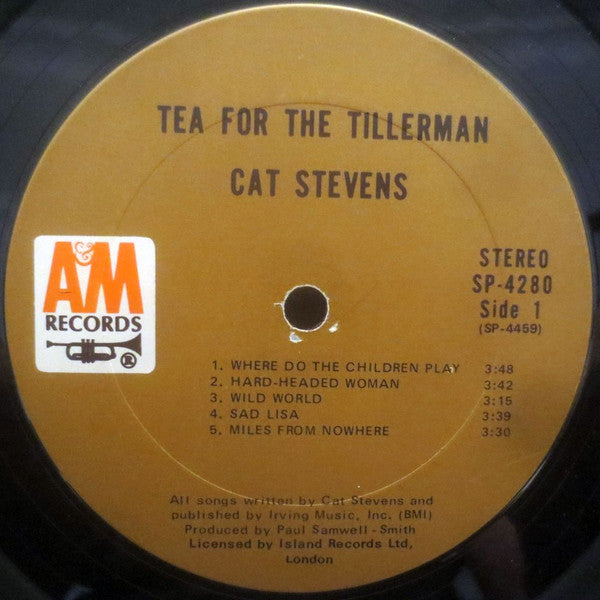Cat Stevens : Tea For The Tillerman (LP,Album,Stereo)