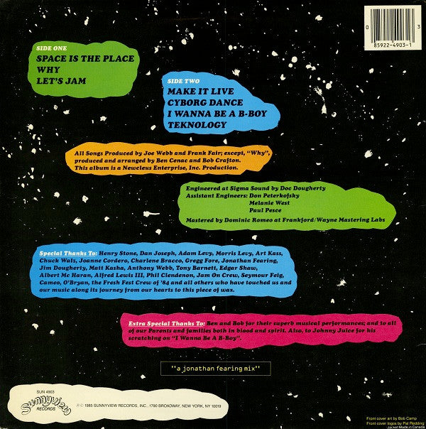 Newcleus : Space Is The Place (LP,Album)