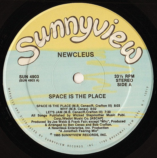 Newcleus : Space Is The Place (LP,Album)