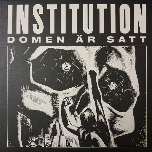 Institution (2) : Domen Är Satt (12",45 RPM,Reissue)