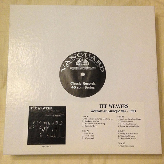 Weavers, The : Reunion At Carnegie Hall - 1963 (12",45 RPM,Single Sided,Reissue,Remastered,Stereo)