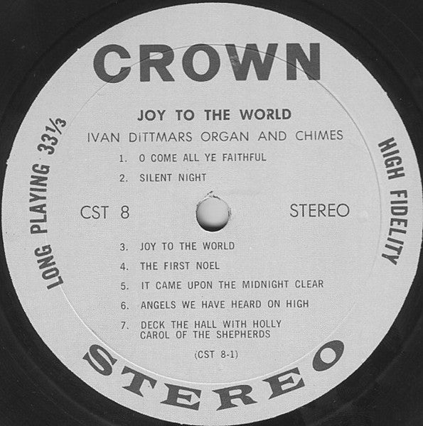 Ivan Ditmars : Joy To The World (LP,Album,Stereo)