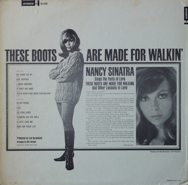 Nancy Sinatra : Boots (LP,Album,Stereo)