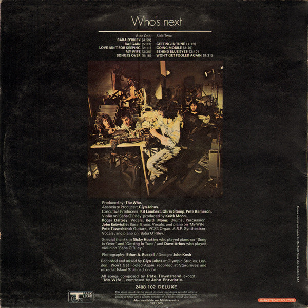 Who, The : Who's Next (LP,Album)