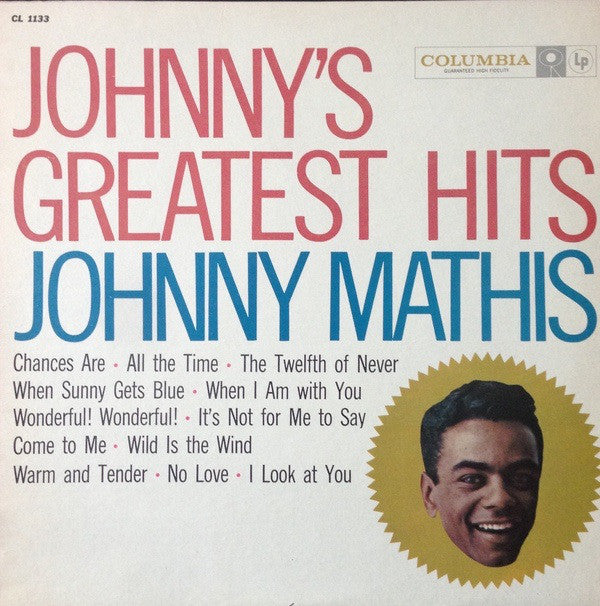 Johnny Mathis : Johnny's Greatest Hits (LP,Compilation,Mono)