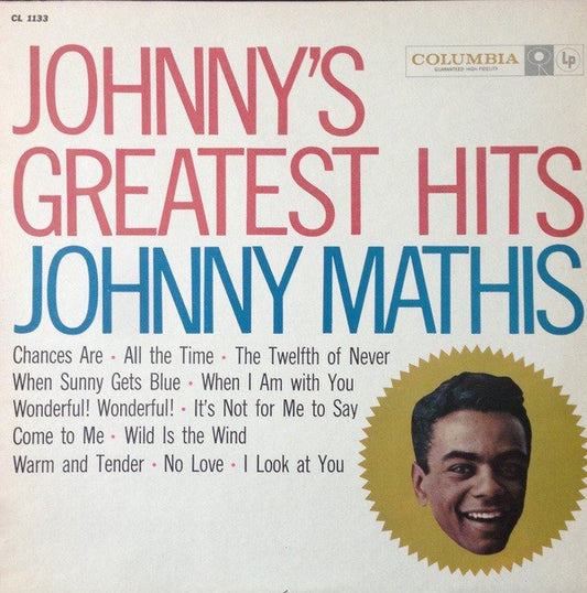 Johnny Mathis : Johnny's Greatest Hits (LP,Compilation,Mono)