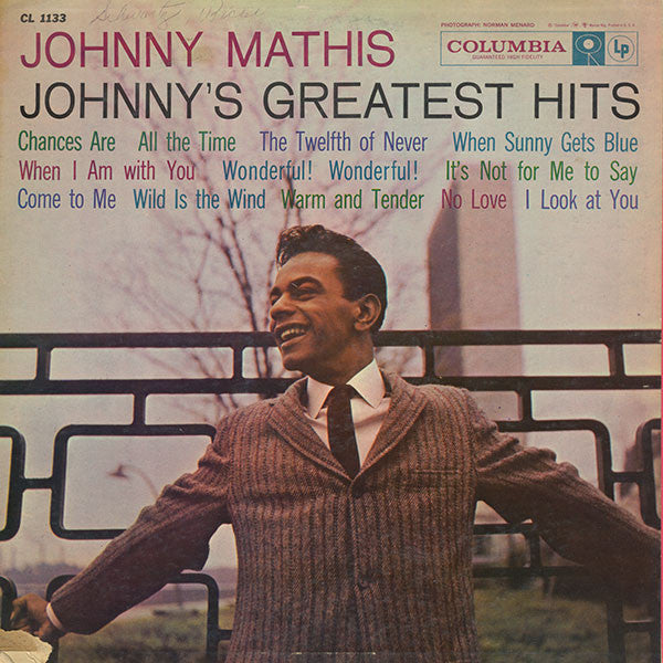 Johnny Mathis : Johnny's Greatest Hits (LP,Compilation,Mono)