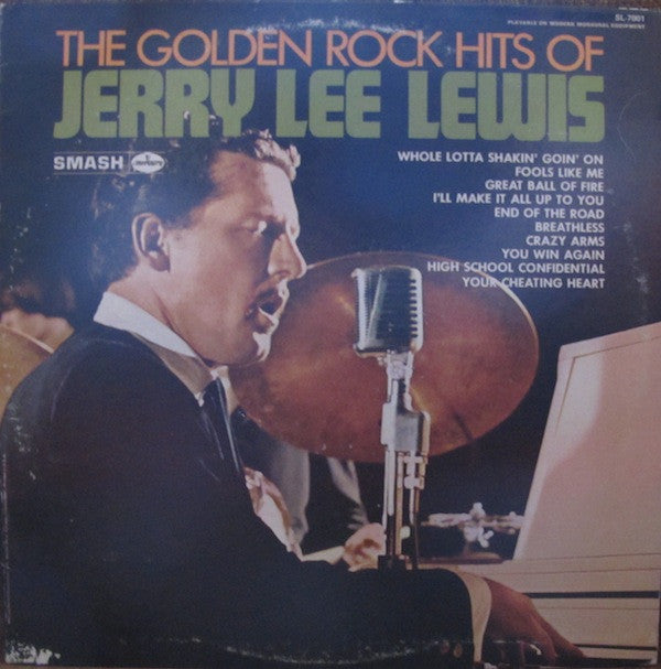 Jerry Lee Lewis : The Golden Rock Hits Of Jerry Lee Lewis (LP,Album,Reissue)