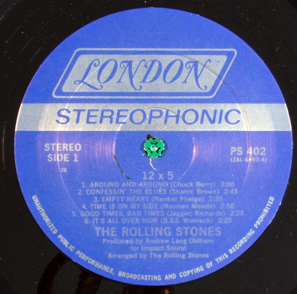 Rolling Stones, The : 12 X 5 (LP,Album,Reissue,Stereo)