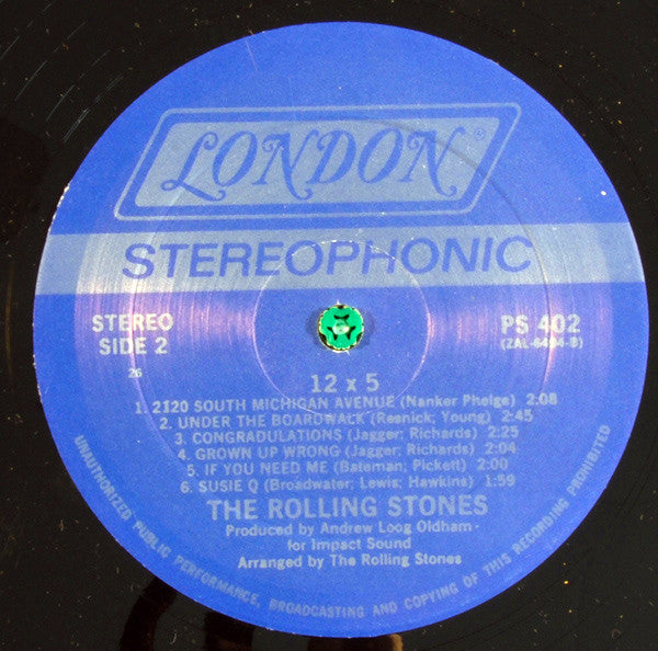 Rolling Stones, The : 12 X 5 (LP,Album,Reissue,Stereo)
