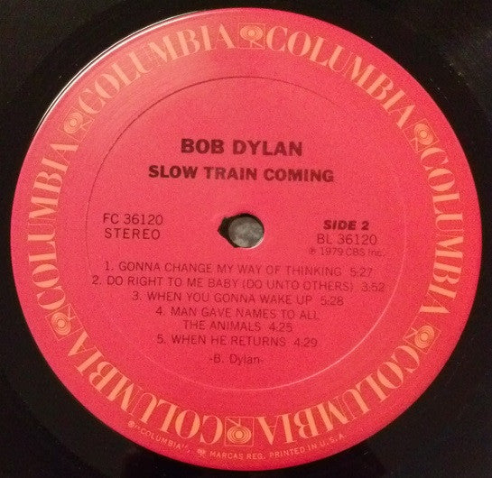 Bob Dylan : Slow Train Coming (LP,Album,Stereo)
