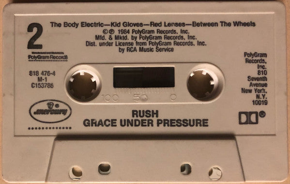 Rush : Grace Under Pressure (Album,Club Edition)