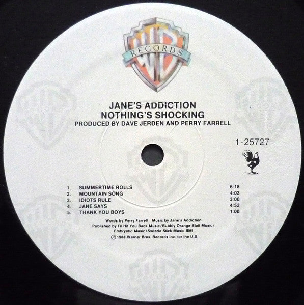 Jane's Addiction : Nothing's Shocking (LP,Album)