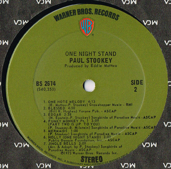 Noel Paul Stookey : One Night Stand (LP,Album,Stereo)